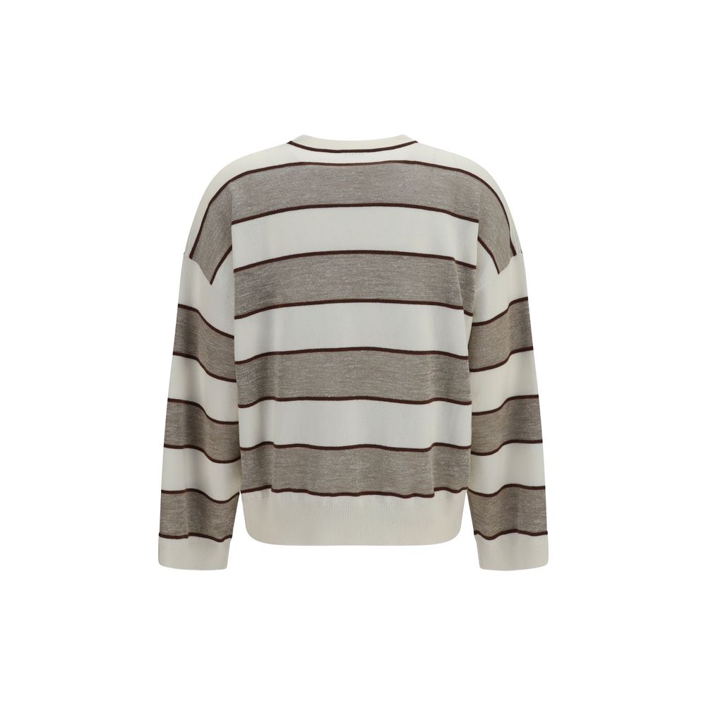 Brunello Cucinelli Beige Wool Oves Aries Sweatshirt