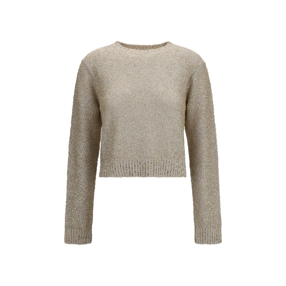 Brunello Cucinelli Beige Linen Sweatshirt Brunello Cucinelli
