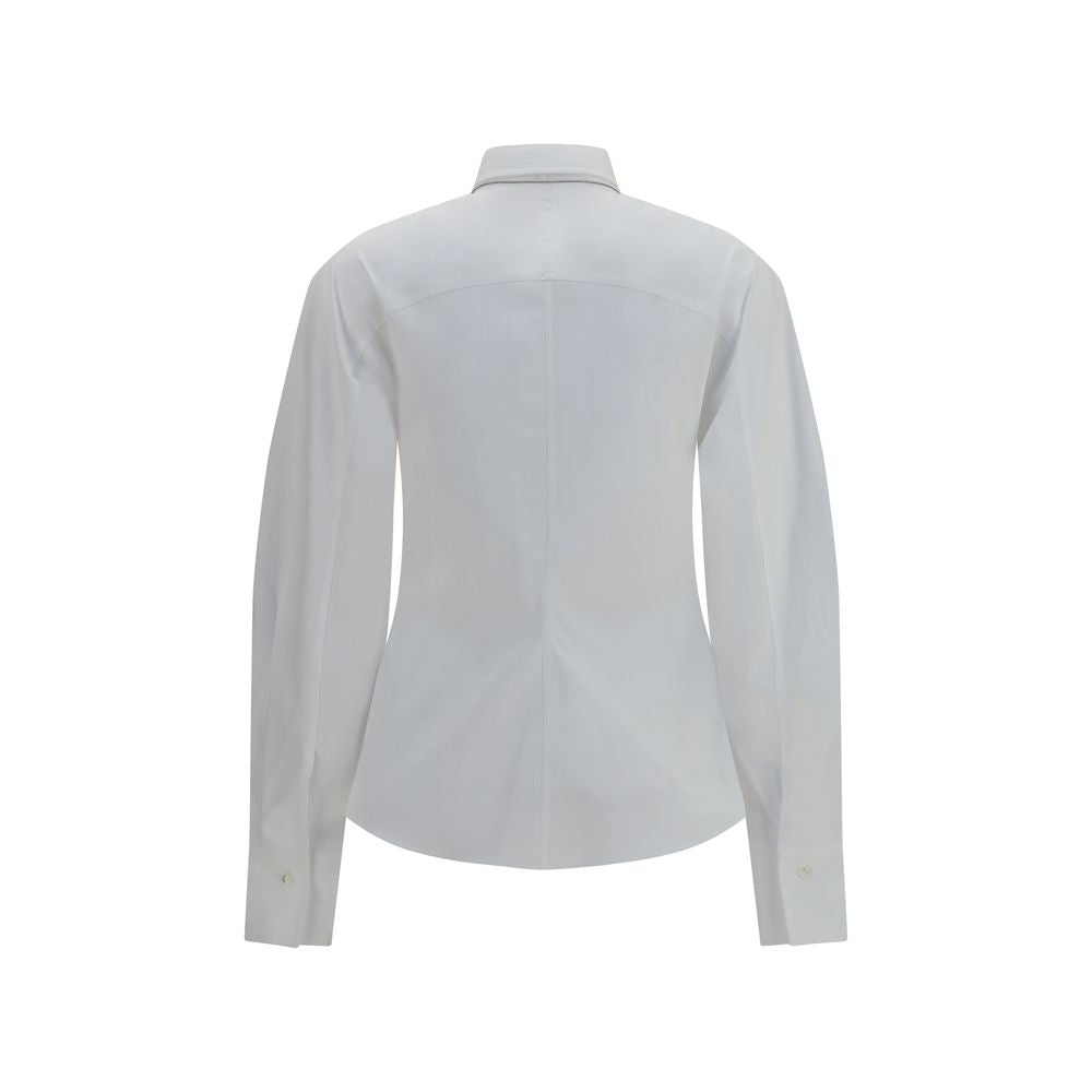 Brunello Cucinelli White Cotton Dress Shirt