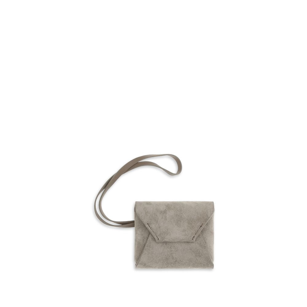 Brunello Cucinelli Gray Calf Leather Bos Taurus Keychain