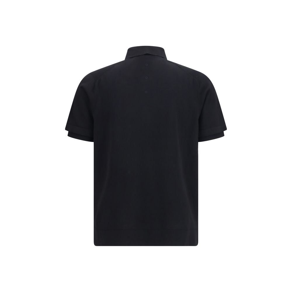 Premiata Black Cotton Polo Shirt
