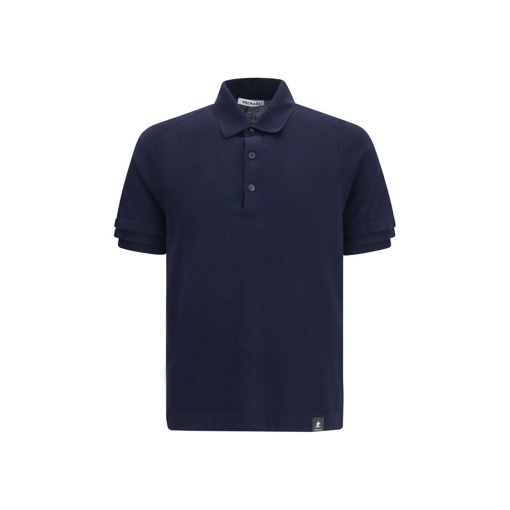 Premiata Blue Cotton Polo Shirt