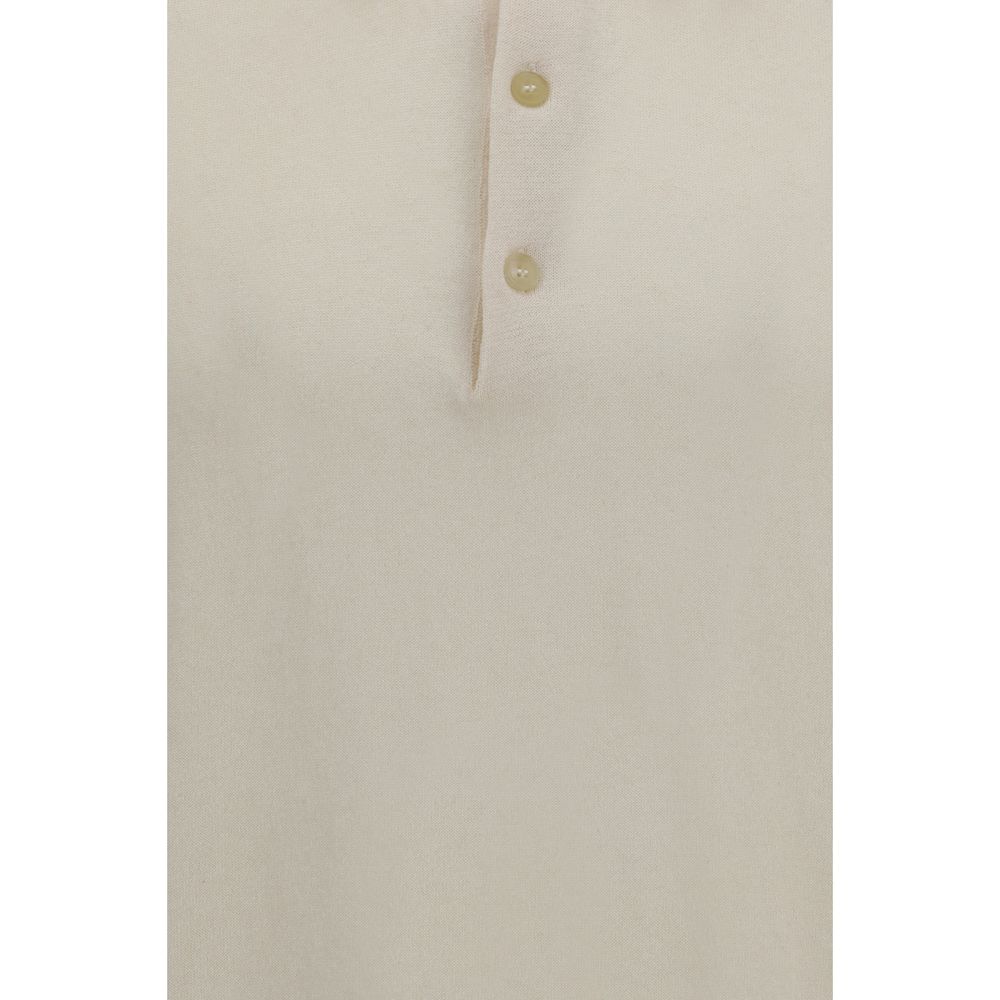 Premiata Beige Cotton Polo Shirt