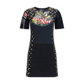 Marine Serre Black Cotton Casual Dress
