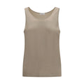 Brunello Cucinelli Beige Cashmere Tank Tops