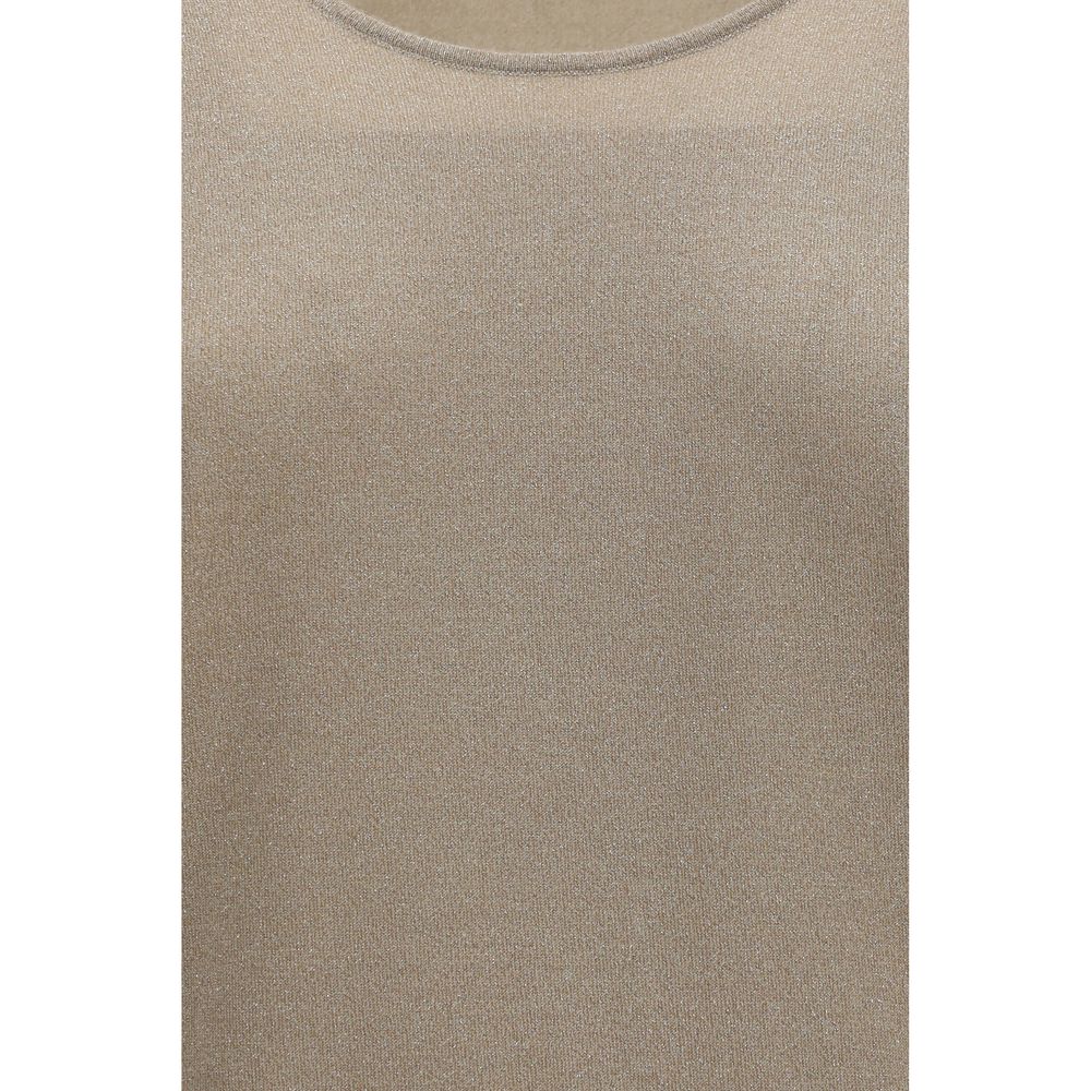 Brunello Cucinelli Beige Cashmere Tank Tops