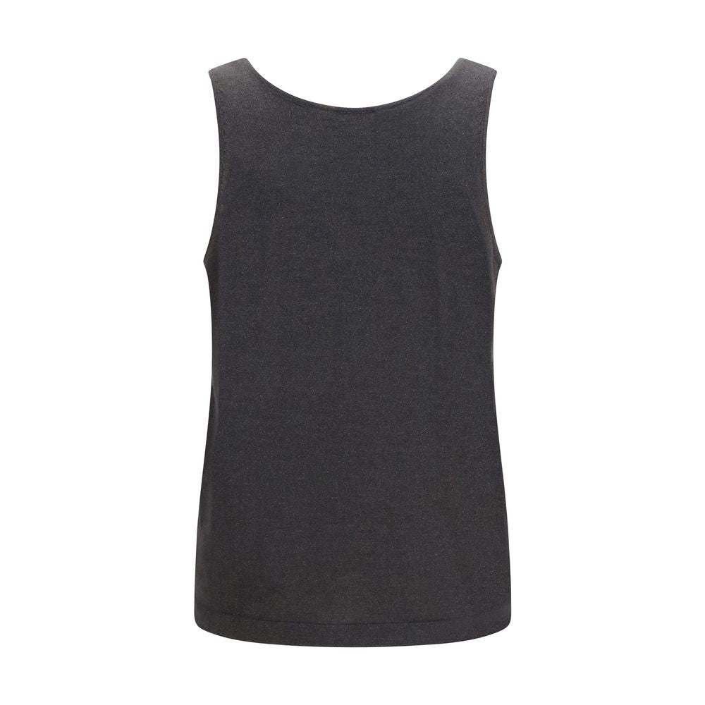 Brunello Cucinelli Gray Cashmere Tank Tops