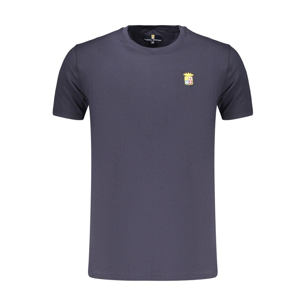 Marina Militare Blue Cotton Men's T-Shirt