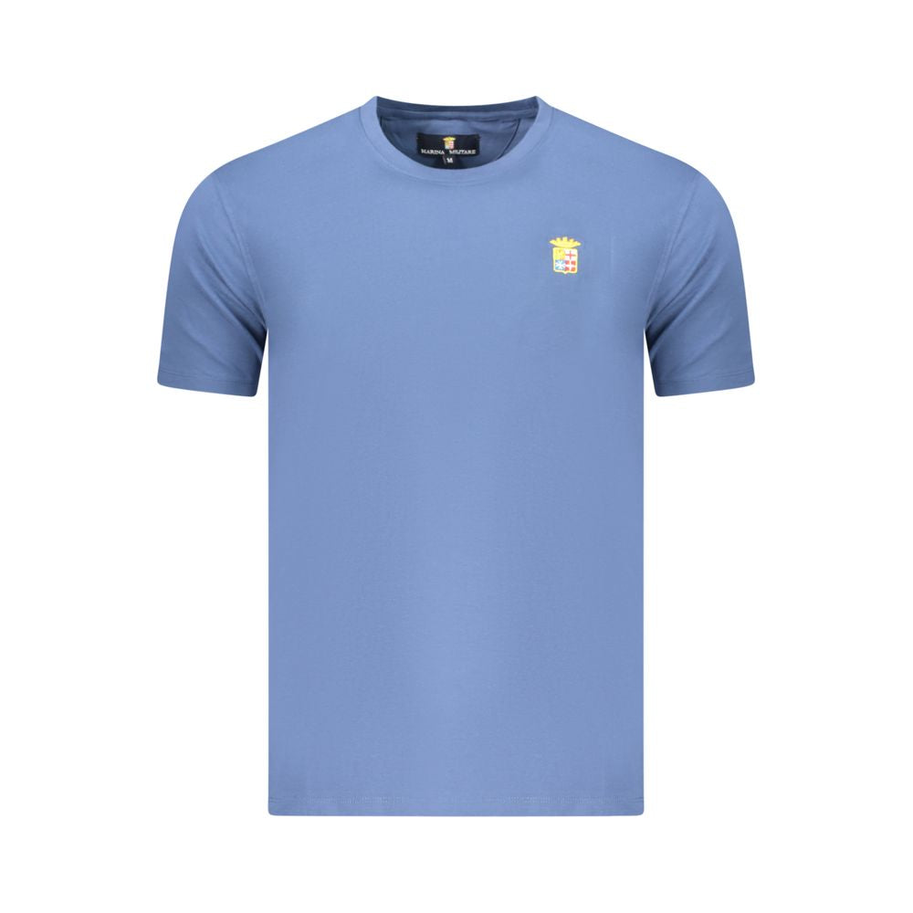 Marina Militare Blue Cotton Men's T-Shirt