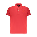 Marina Militare Rosso Cotton Men's Polo