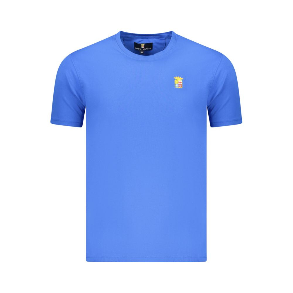Marina Militare Blue Cotton Men's T-Shirt