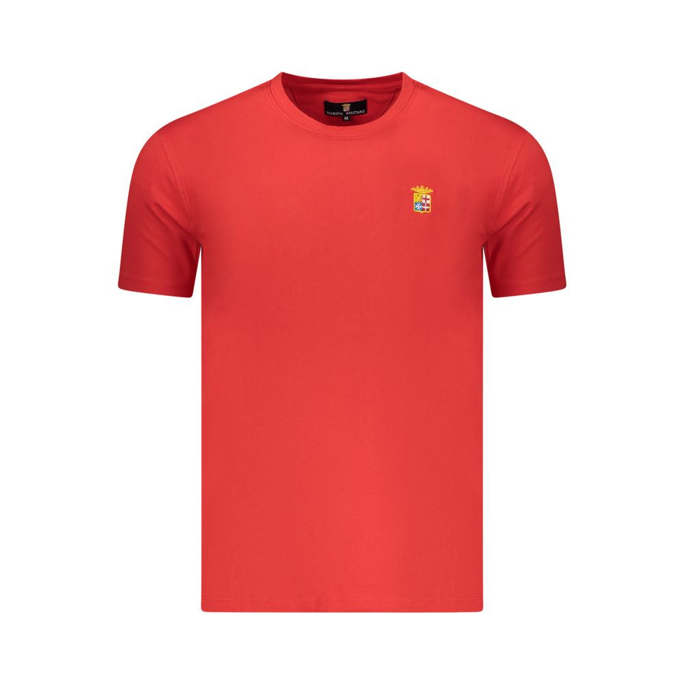 Marina Militare Rosso Cotton Men's T-Shirt
