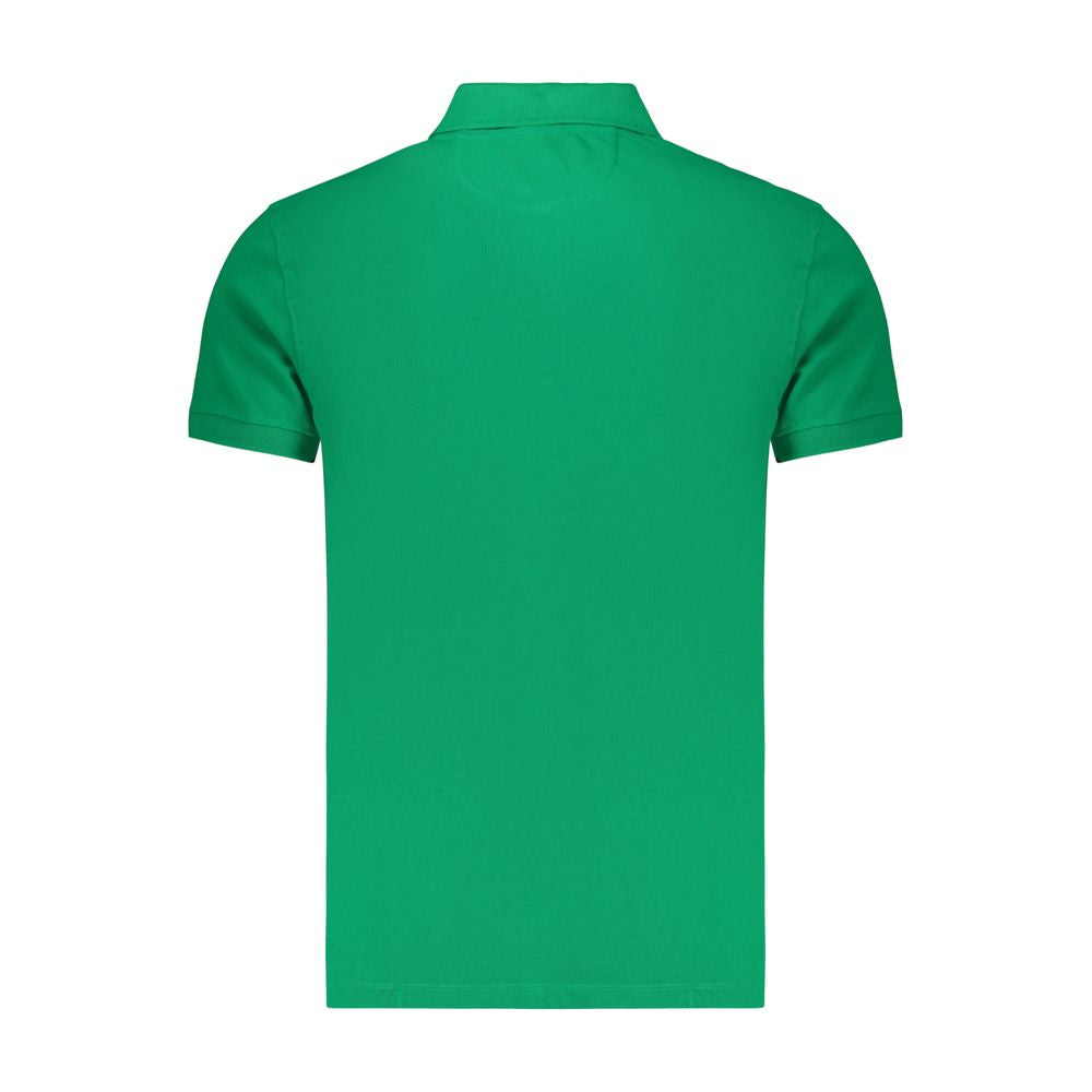 Marina Militare Green Cotton Men's Polo Shirt