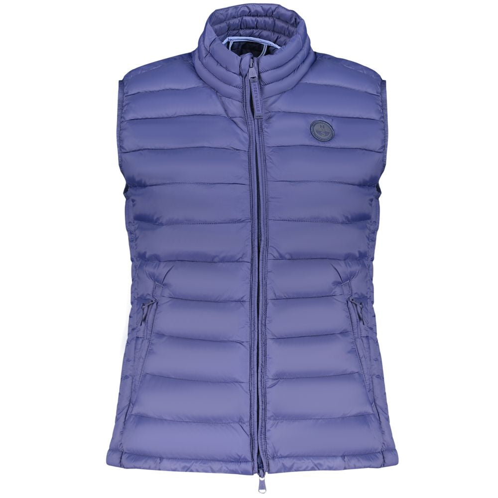 North Sails Blue Polyester Women Jacket North Sails