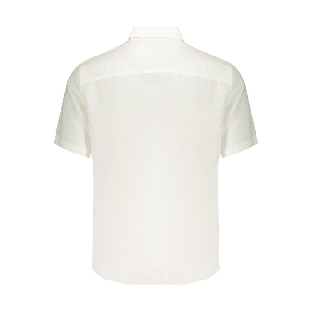 North Sails White Linen Men's Shirt