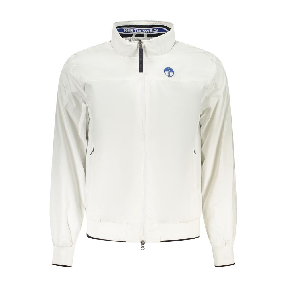 North Sails White Polyester Men's Jacket