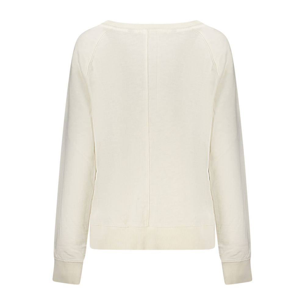 North Sails White Cotton Women's Sweatshirt North Sails