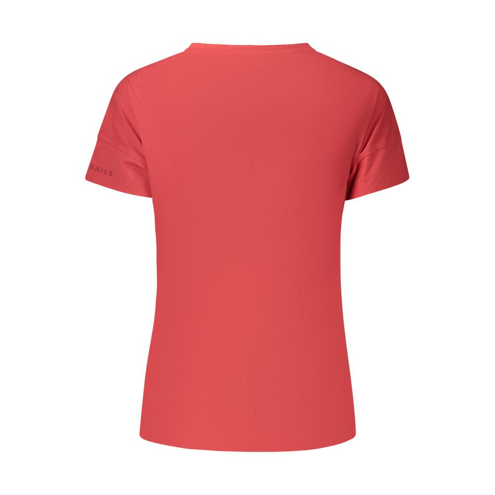 North Sails Red Cotton Women's T-Shirt