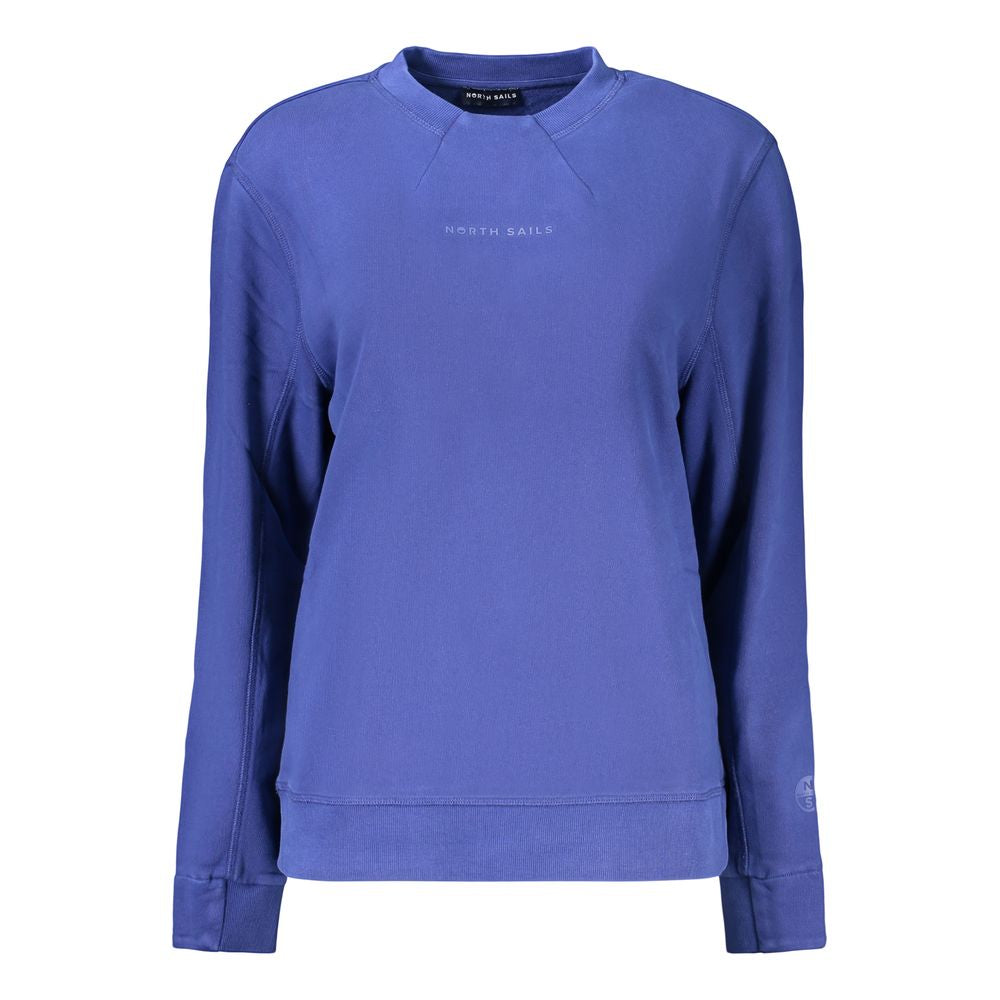 North Sails Blue Cotton Women's Sweatshirt North Sails