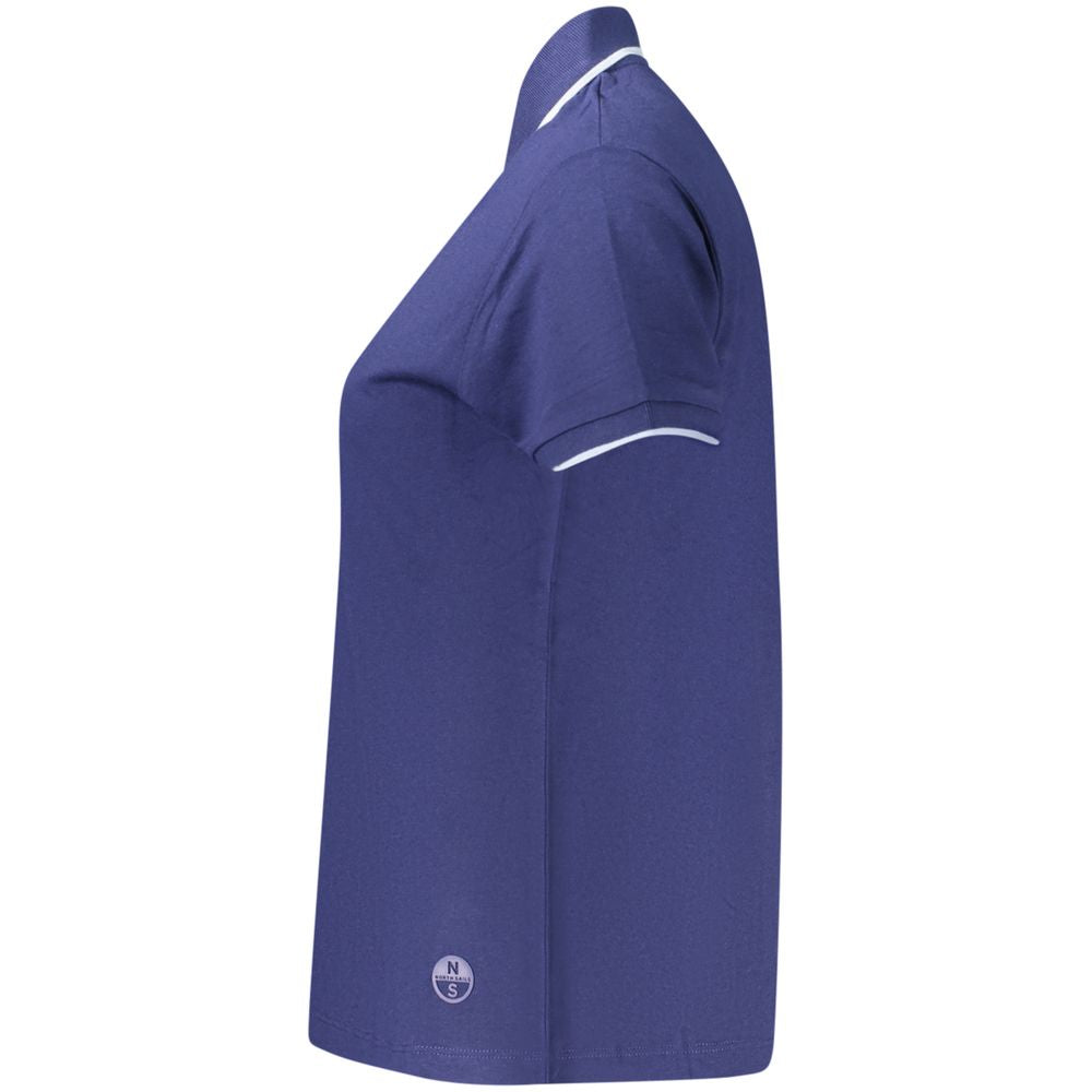 North Sails Blue Modal Womens Polo