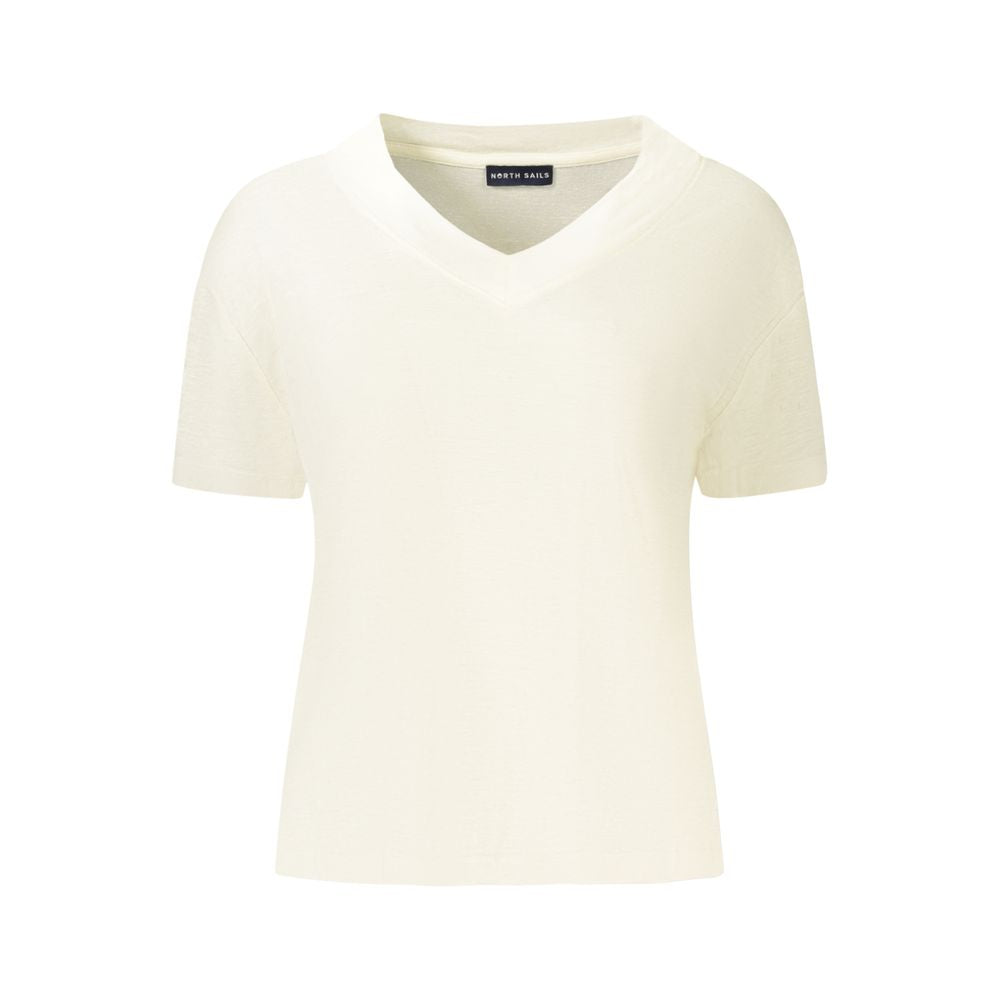 North Sails Bianco Viscose Women's T-Shirt