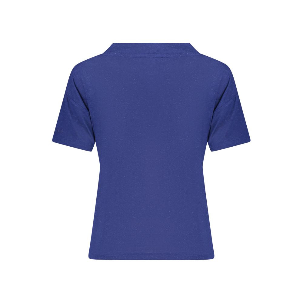 North Sails Blue Viscose Woman T-Shirt