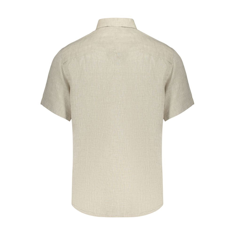 North Sails Beige Linen Men's Shirt North Sails