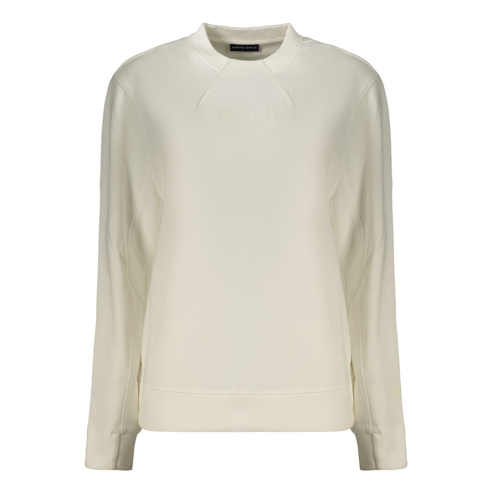 North Sails White Cotton Women's Sweatshirt North Sails
