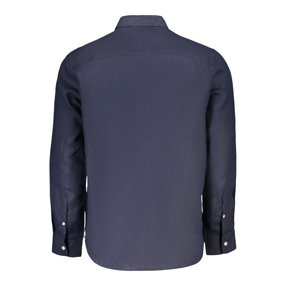 North Sails Blue Linen Men's Shirt