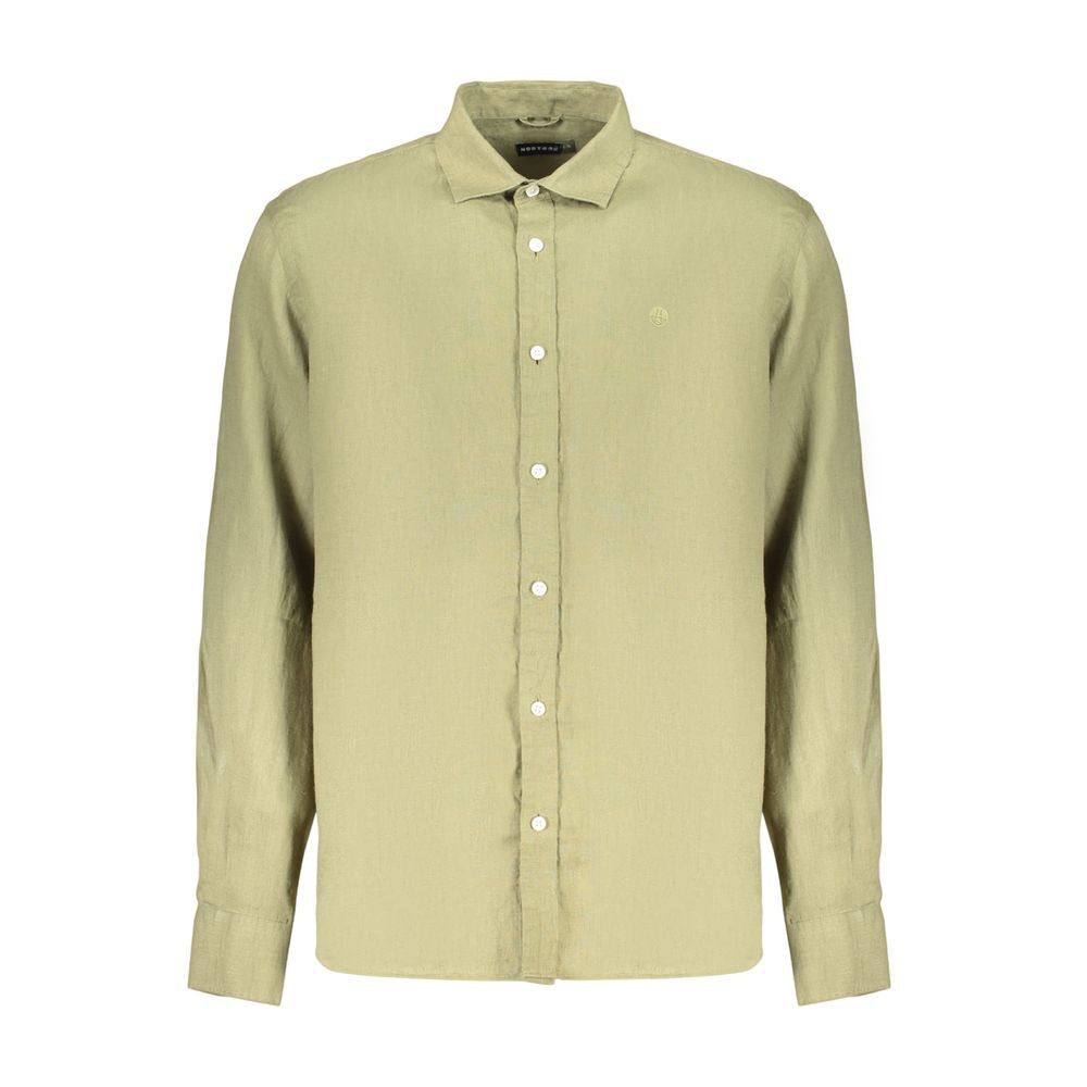 North Sails Green Linen Men's Shirt