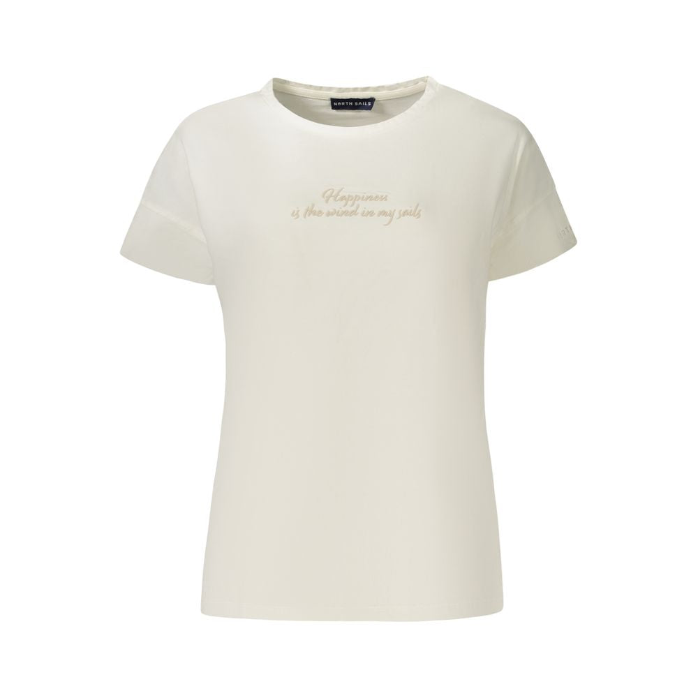 North Sails Bianco Cotton Womens T-Shirt