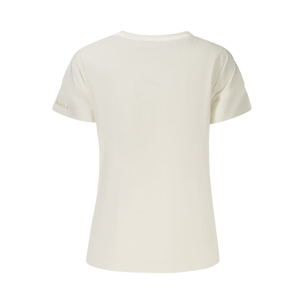 North Sails Bianco Cotton Womens T-Shirt