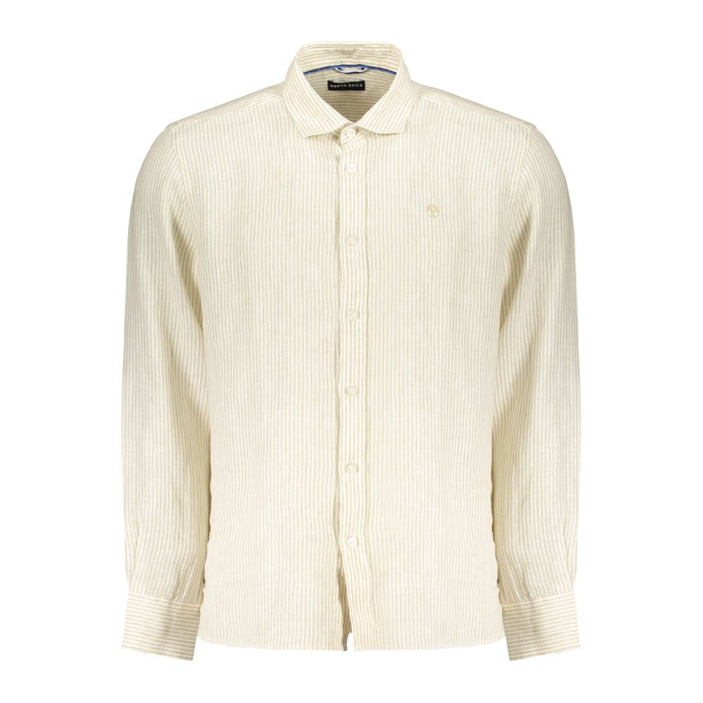 North Sails Beige Linen Men's Shirt