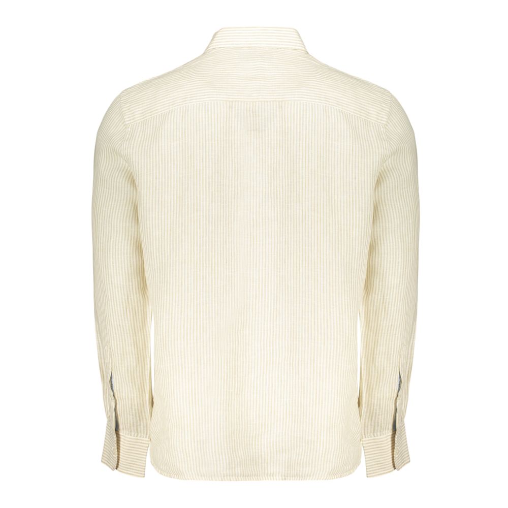 North Sails Beige Linen Men's Shirt North Sails
