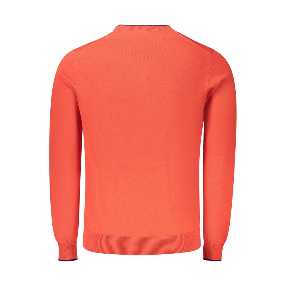 North Sails Red Cotton Men Sweater North Sails