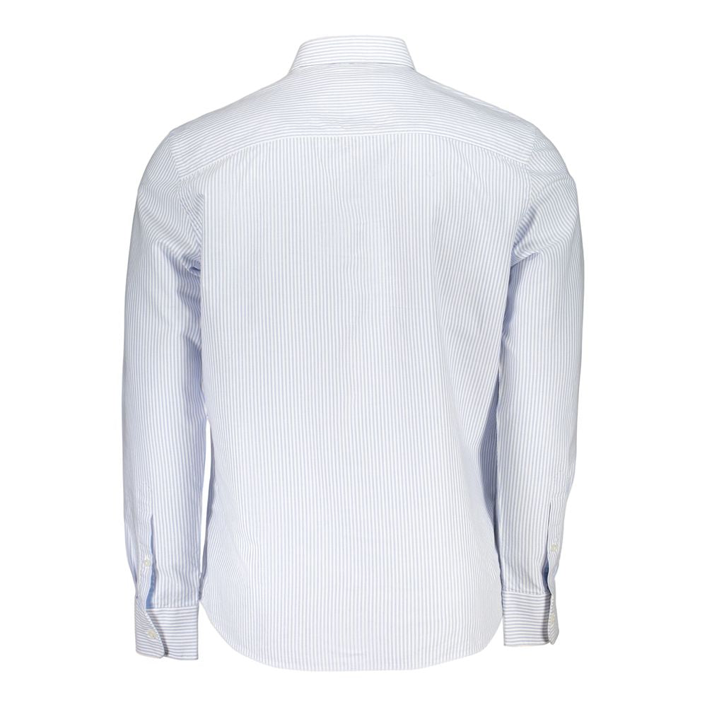 North Sails Azzurro Cotton Men Shirt with Long Sleeves and Button-Down Collar North Sails