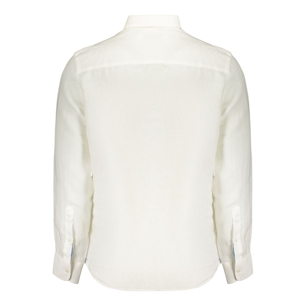 North Sails White Linen Men's Shirt
