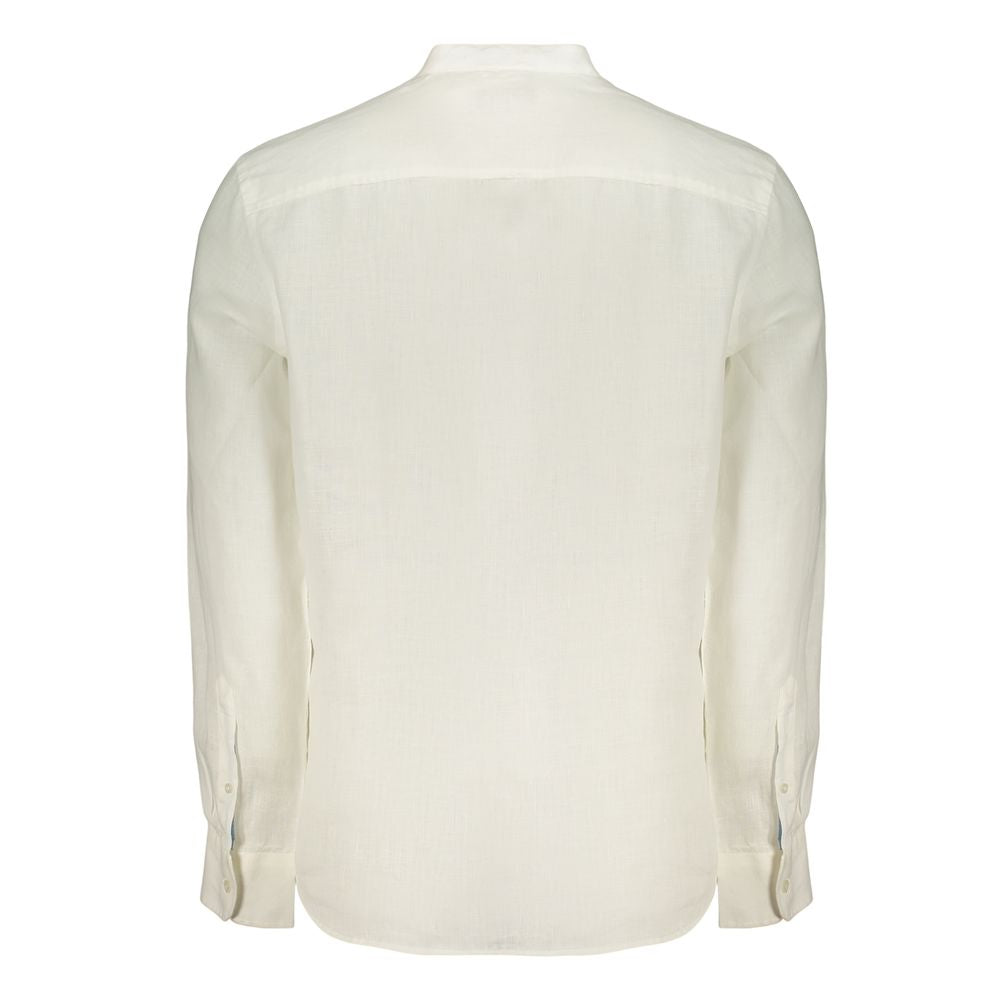 North Sails White Linen Men's Shirt