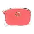 Kate Spade New York Women'S Kourtney Pebbled Leather Zip Around Camera Crossbody Bag (Stoplight)
