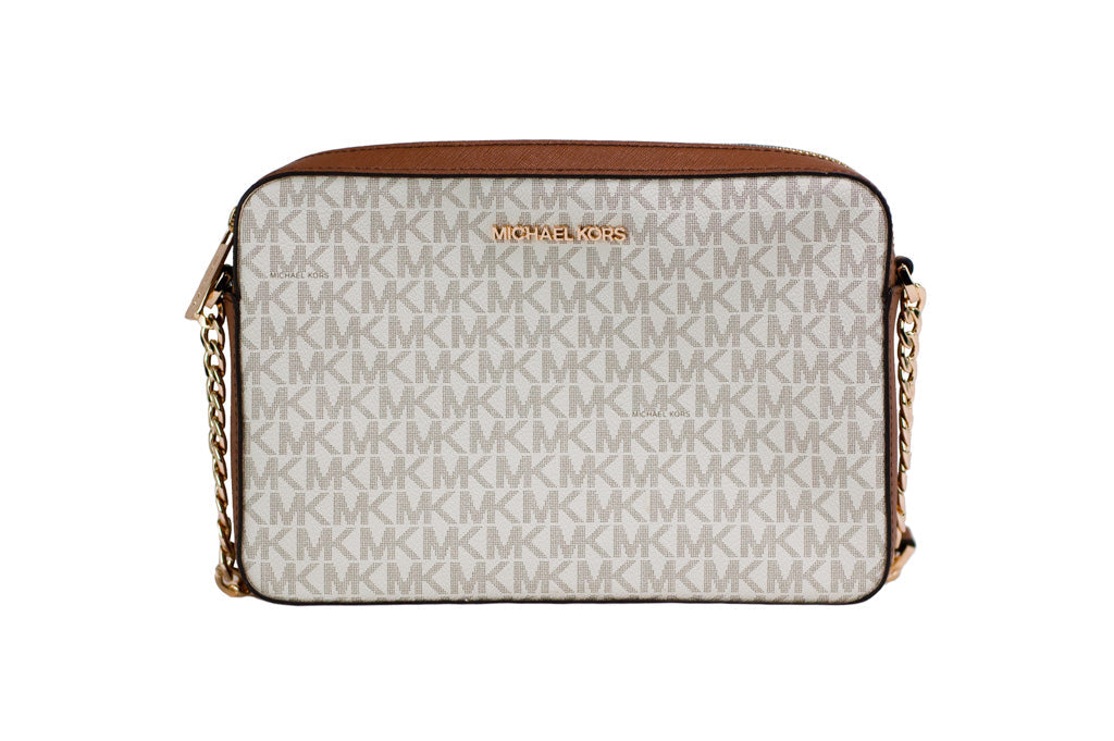Michael Kors East West Crossbody Bag (Vanilla Signature)