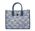 MCM Aren Munchen Denim Tote Bag