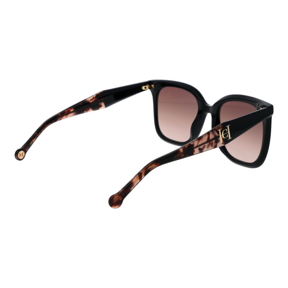 Carolina Herrera Black Acetate Sunglasses
