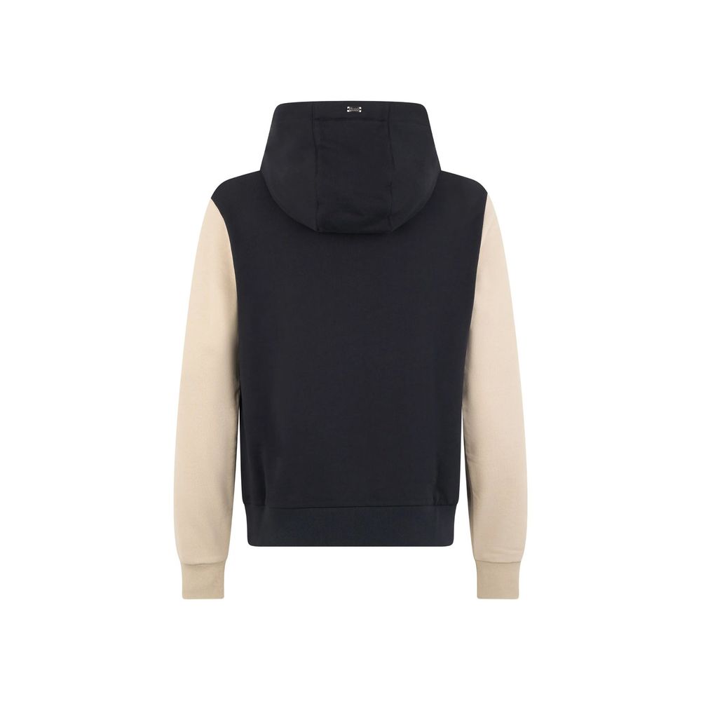 Herno Blue Cotton Sweatshirt
