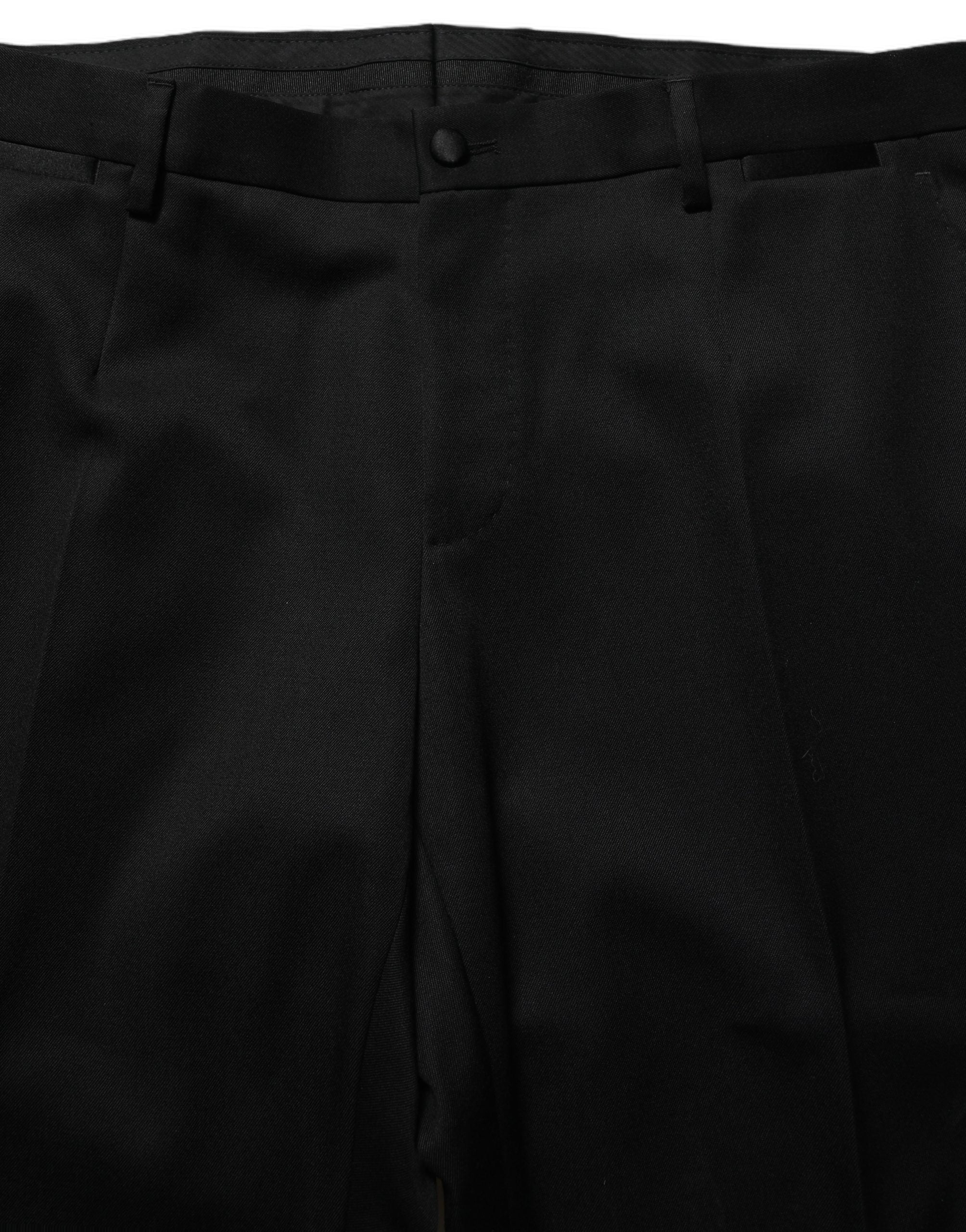 Dolce & Gabbana Black Crystal Embellished 2 Piece Suit
