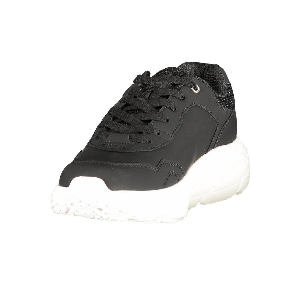 U.S. POLO ASSN. Black Polyurethane Women's Sneaker