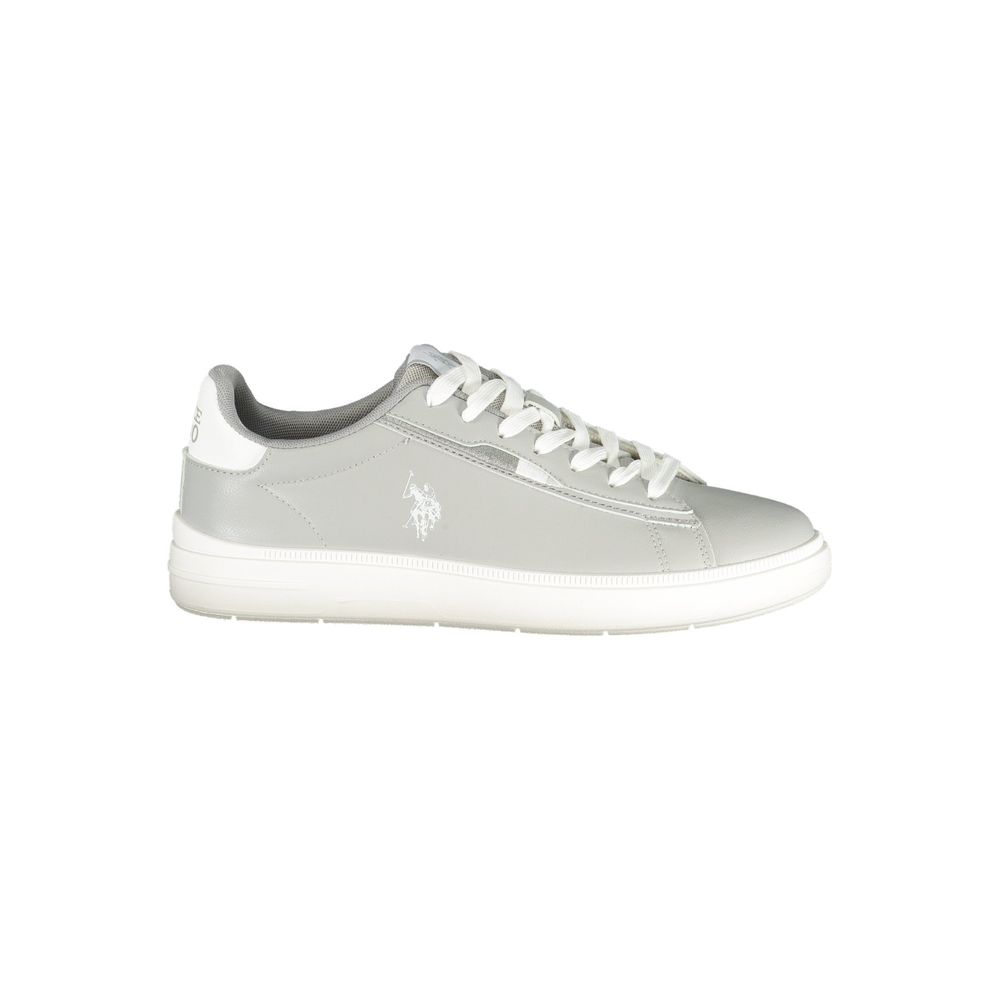 U.S. POLO ASSN. Gray Polyester Men's Sneaker
