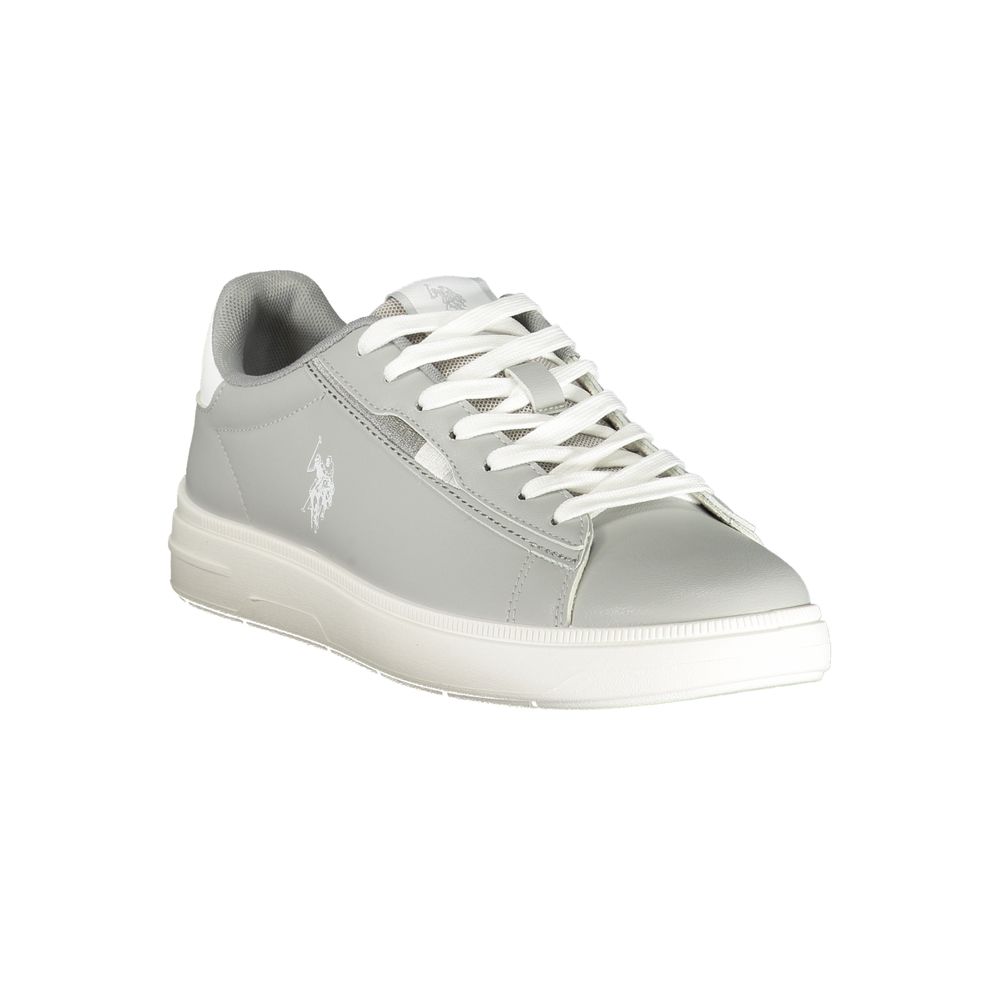 U.S. POLO ASSN. Gray Polyester Men's Sneaker