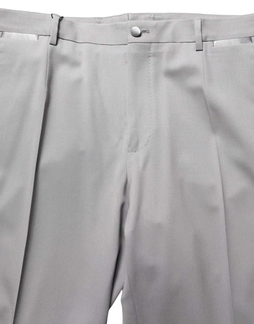 Dolce & Gabbana Gray Wool Tapered Men Dress Trouser Pants