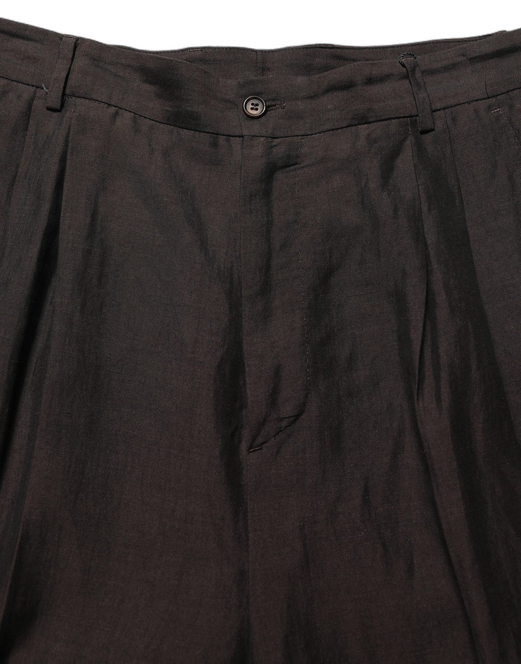 Dolce & Gabbana Brown Linen Straight Men Dress Trouser Pants