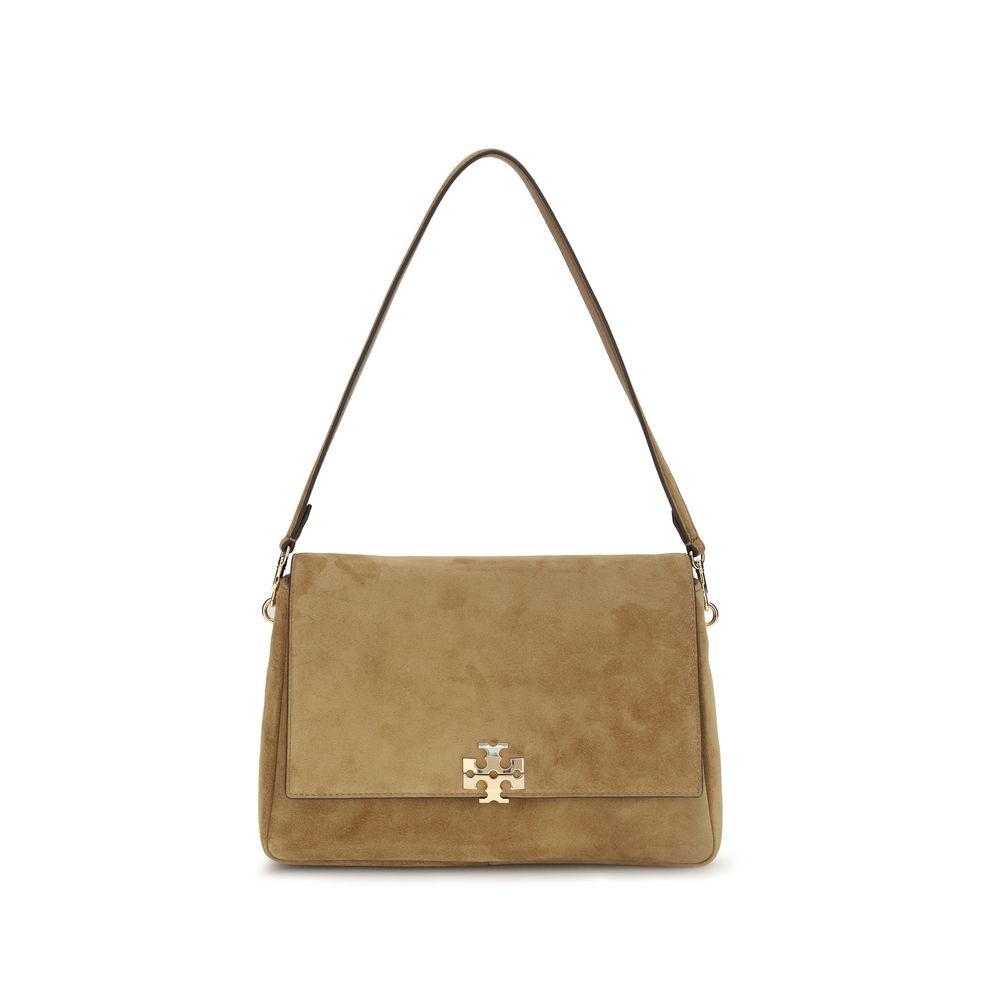 Tory Burch Beige Calf Leather Bos Taurus Shoulder Bag